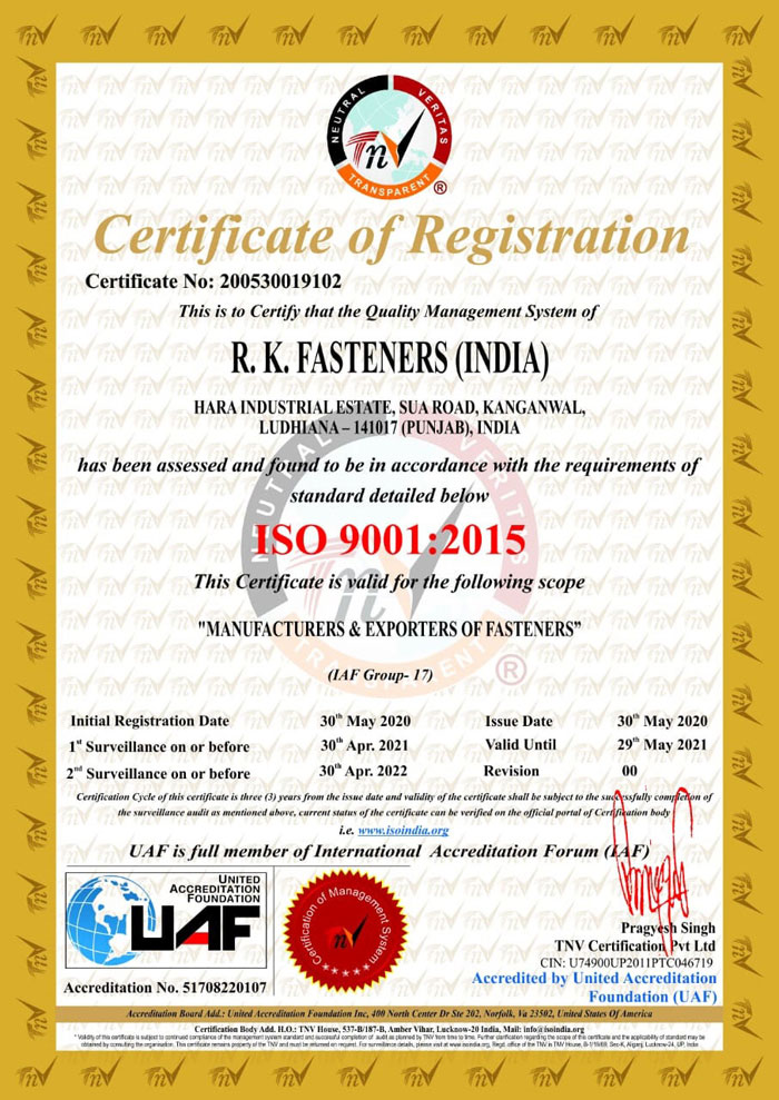 ISO CERTIFICATE